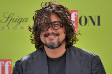 Giffoni Valle Piana, Sa, İtalya - 16 Temmuz 2017: Alessandro Borghese adlı Giffoni Film Festivali 2017 - üzerinde 16 Temmuz 2017 Giffoni Valle Piana, İtalya 