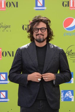 Giffoni Valle Piana, Sa, İtalya - 16 Temmuz 2017: Alessandro Borghese adlı Giffoni Film Festivali 2017 - üzerinde 16 Temmuz 2017 Giffoni Valle Piana, İtalya 