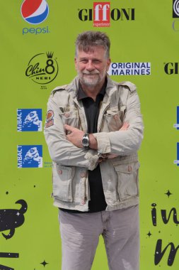 Giffoni Valle Piana, Sa, İtalya - 17 Temmuz 2017: Alessandro D'Alatri, Giffoni Film Festivali 2017 - üzerinde 17 Temmuz 2017 Giffoni Valle Piana, İtalya 