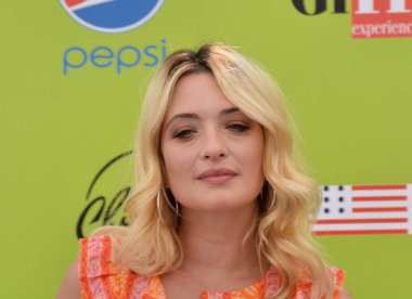 Giffoni Valle Piana, Sa, İtalya - 20 Temmuz 2017: Carolina Crescentini, Giffoni Film Festivali 2017 - üzerinde 20 Temmuz 2017 Giffoni Valle Piana, İtalya 