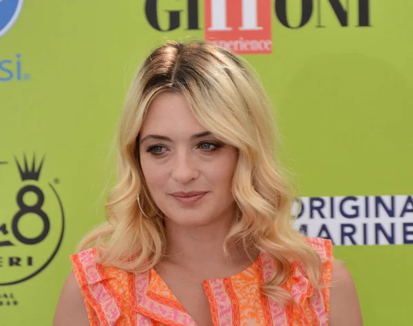 Giffoni Valle Piana, Sa, İtalya - 20 Temmuz 2017: Carolina Crescentini, Giffoni Film Festivali 2017 - üzerinde 20 Temmuz 2017 Giffoni Valle Piana, İtalya 