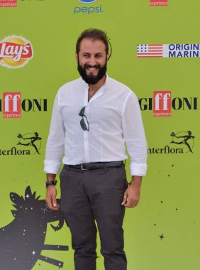 Giffoni Valle Piana, Sa, İtalya - 17 Temmuz 2017: Fabio Balsamo, Giffoni Film Festivali 2017 - üzerinde 17 Temmuz 2017 Giffoni Valle Piana, İtalya 