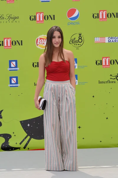 Giffoni Valle Piana Itália Julho 2017 Marianna Fontana Giffoni Film — Fotografia de Stock