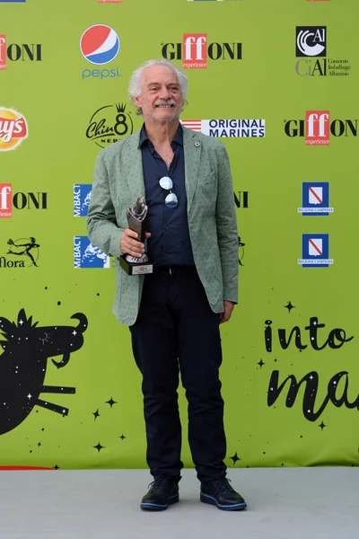 Giffoni Valle Piana Italia Luglio 2017 Giorgio Colangeli Giffoni Film — Foto Stock