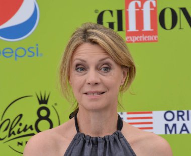 Giffoni Valle Piana, Sa, İtalya - 15 Haziran 2017: Margherita Buy Giffoni Film Festivali 2017 - tarih 15 Haziran 2017 Giffoni Valle Piana, İtalya 