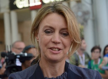 Giffoni Valle Piana, Sa, İtalya - 15 Haziran 2017: Margherita Buy Giffoni Film Festivali 2017 - tarih 15 Haziran 2017 Giffoni Valle Piana, İtalya 