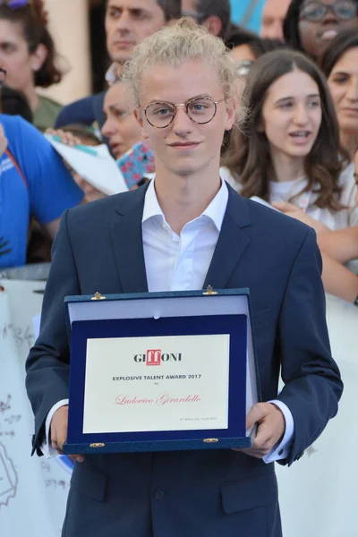 Giffoni Valle Piana Italia Julio 2017 Ludovico Girardello Giffoni Film —  Fotos de Stock