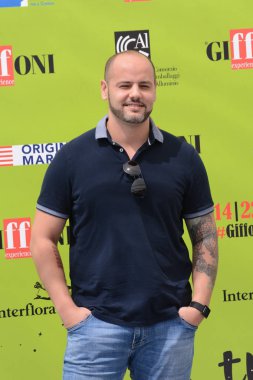 Giffoni Valle Piana, Sa, İtalya - 16 Temmuz 2017: Fabio Resinaro, Giffoni Film Festivali 2017 - üzerinde 16 Temmuz 2017 Giffoni Valle Piana, İtalya 