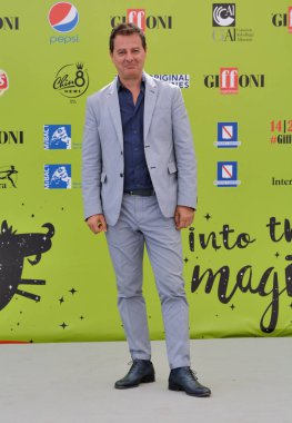 Giffoni Valle Piana, Sa, İtalya - 16 Temmuz 2017: Iginio Straffi, Giffoni Film Festivali 2017 - üzerinde 16 Temmuz 2017 Giffoni Valle Piana, İtalya 