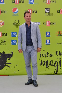 Giffoni Valle Piana, Sa, İtalya - 16 Temmuz 2017: Iginio Straffi, Giffoni Film Festivali 2017 - üzerinde 16 Temmuz 2017 Giffoni Valle Piana, İtalya 