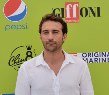 Giffoni Valle Piana, Sa, İtalya - 20 Temmuz 2017: Pio Stellaccio, Giffoni Film Festivali 2017 - üzerinde 20 Temmuz 2017 Giffoni Valle Piana, İtalya 