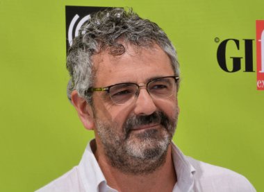 Giffoni Valle Piana, Sa, İtalya - 17 Temmuz 2017: Gennaro Vallifuoco, Giffoni Film Festivali 2017 - üzerinde 17 Temmuz 2017 Giffoni Valle Piana, İtalya 
