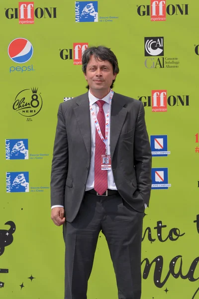 2017 日ジッフォーニ ヴァッレ ピアーナ イタリアでの映画祭 2017 のジッフォーニでセルジオ ウルバーニ ジッフォーニ ヴァッレ — ストック写真