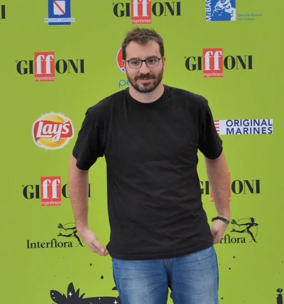 Giffoni Valle Piana Ιταλία Ιουλίου 2017 Mauro Uzzeo Στο Giffoni — Φωτογραφία Αρχείου