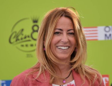 Giffoni Valle Piana, Sa, İtalya - 21 Temmuz 2017: Lucia Fortini, Giffoni Film Festivali 2017 - üzerinde 21 Temmuz 2017 Giffoni Valle Piana, İtalya 