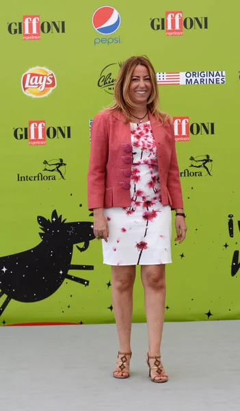 Giffoni Valle Piana Italien Juli 2017 Lucia Fortini Vid Giffoni — Stockfoto