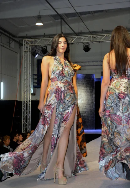 Italy Smac Fashion International Contest Defile Salerno November 2019 — Stock Photo, Image