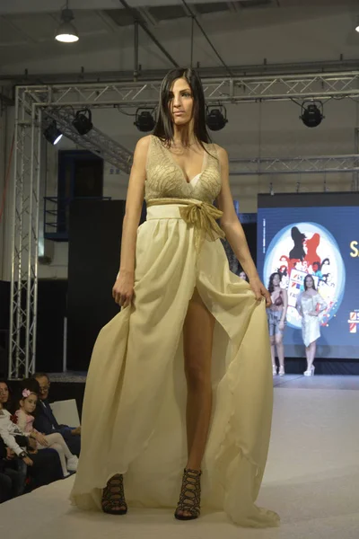 Italy Smac Fashion International Contest Defile Paola Bignardi Salerno November — Stock Photo, Image