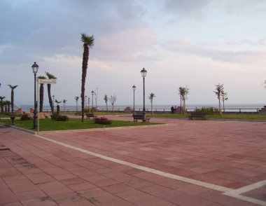 İtalya: Salerno deniz manzarası, 22 Aralık 2019.