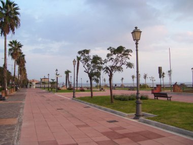 İtalya: Salerno deniz manzarası, 22 Aralık 2019.