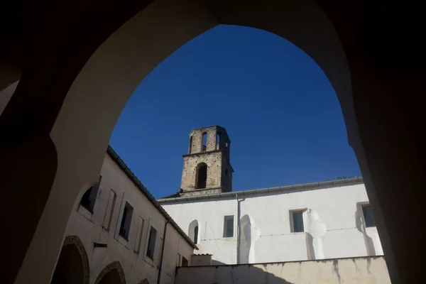 Itálie Interiérový Pohled Klášter San Francesco Giffoni Valle Piana Prosince — Stock fotografie