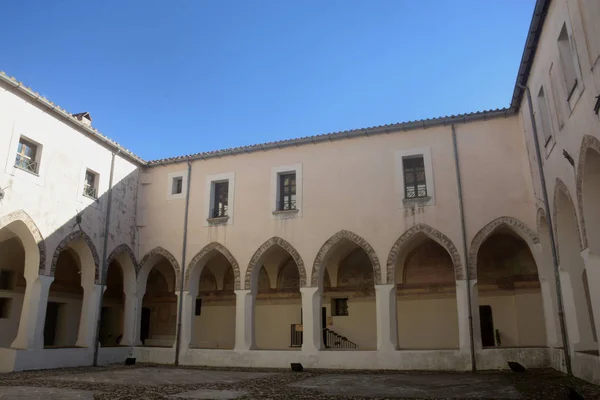Itália Vista Interior Convento San Francesco Giffoni Valle Piana Dezembro — Fotografia de Stock