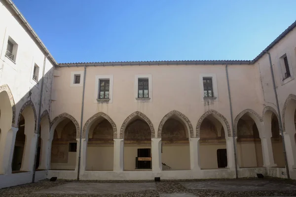 Itália Vista Interior Convento San Francesco Giffoni Valle Piana Dezembro — Fotografia de Stock