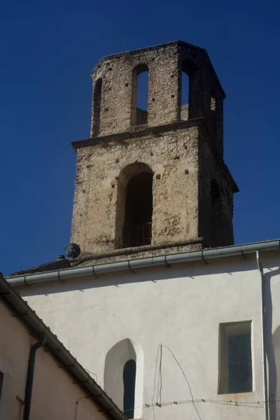 Itálie Interiérový Pohled Klášter San Francesco Giffoni Valle Piana Prosince — Stock fotografie