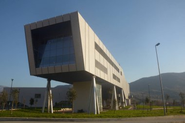 Italy : View of Giffoni Film Festival location at Giffoni Valle Piana, January 8, 2020.