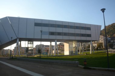 Italy : View of Giffoni Film Festival location at Giffoni Valle Piana, January 8, 2020.