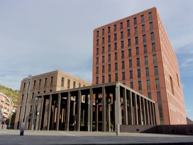 İtalya: 22 Ocak 2020 'de Salerno' da Yargı Kalesi manzarası.