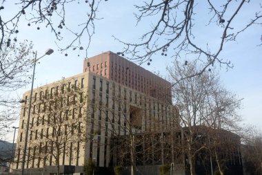 İtalya: 26 Ocak 2020 'de Salerno' da Yargı Kalesi manzarası.