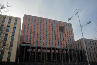 İtalya: 26 Ocak 2020 'de Salerno' da Yargı Kalesi manzarası.