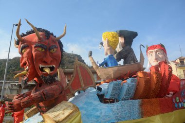 İtalya: Giffoni Valle Piana Karnavalı, 23 Şubat 2020.