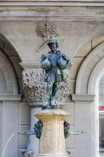 Gęsiej człowiek z Norymbergi w Lucernie — Zdjęcie stockowe