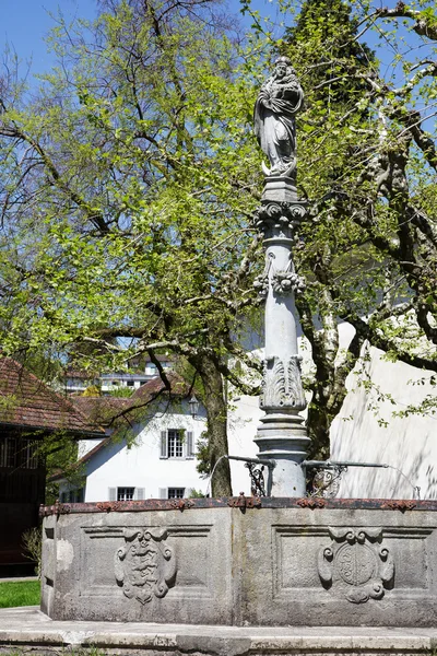 Lucerne Mary's çeşme — Stok fotoğraf