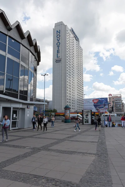 Novotel Hotel en el centro de Varsovia — Foto de Stock