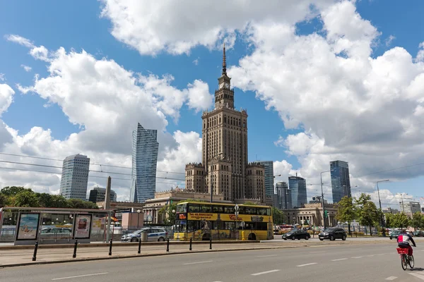 Palác kultury a vědy ve Varšavě — Stock fotografie