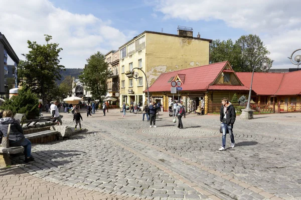 Zakopane'deki krupowki sokak — Stok fotoğraf