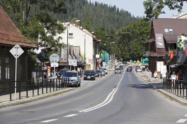 Nowotarska straat in Zakopane — Stockfoto