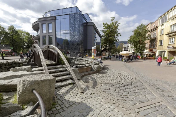 Verschiedene touristische Attraktionen in Zakopane — Stockfoto