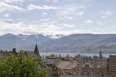 Rapperswil İsviçre çatılar