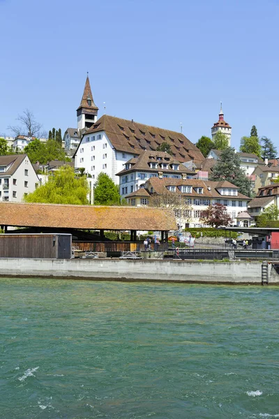 Vista generale verso la città di Lucerna — Foto Stock
