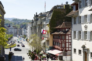 Lucerne tarihsel mimarisinde çeşitli