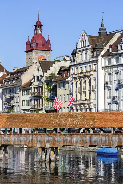 Pusat sejarah kota Lucerne — Stok Foto