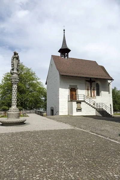 St. Mary kaple v Rapperswil — Stock fotografie