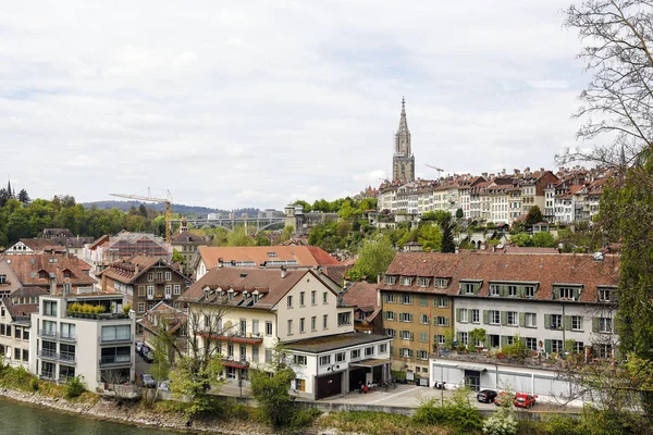 Panoramik şehir Bern doğru — Stok fotoğraf