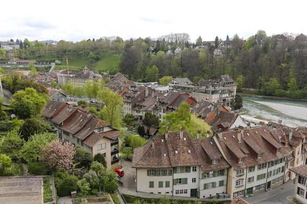 Quartiere residenziale del centro storico di Berna — Foto Stock