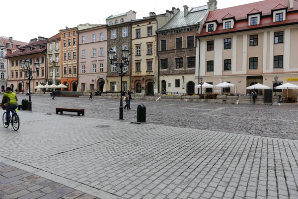 Der kleine Marktplatz in Krakau — Stockfoto