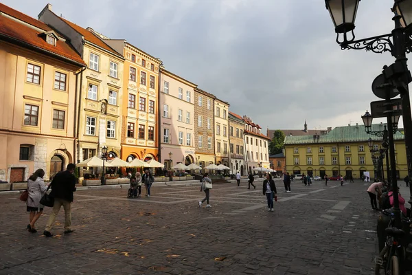 A kis Market Square Krakkó — Stock Fotó